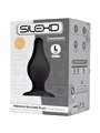 Silexd - Plug Anale con Ventosa Taglia L Nero 10,2 Cm Mod 2
