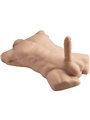Silexd Apollo L - Busto Maschile in Silicone Liquido con Dildo 17,7 Cm