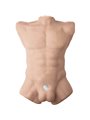 Silexd Apollo L - Busto Maschile in Silicone Liquido con Dildo 17,7 Cm