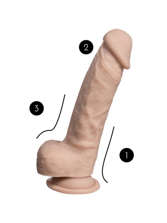 Silexd - Model 1 Real Skin Realistic Penis Thermo Reactive 17.8 Cm Flesh