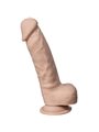 Silexd - Pene Realistico in Silicone con Ventosa 21 Cm Beige Mod 1