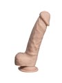 Silexd - Pene Realistico in Silicone con Ventosa 21 Cm Beige Mod 1