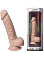 Silexd - Pene Realistico in Silicone con Ventosa 21 Cm Beige Mod 1
