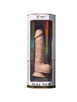 Silexd - Pene Realistico in Silicone con Ventosa 21 Cm Beige Mod 1