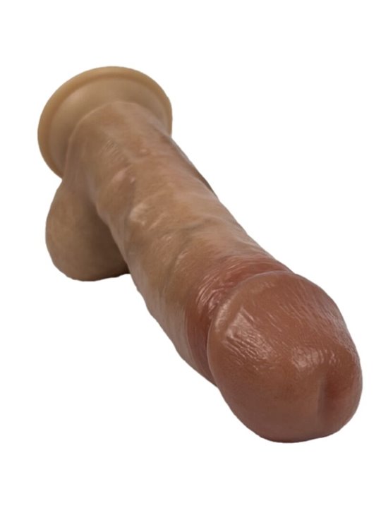 Silexd - Model 2Real Skin Super Realistic Penis Thermo Reactive 21 Cm Premium Silexpan Brown