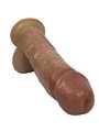 Silexd - Model 2Real Skin Super Realistic Penis Thermo Reactive 21 Cm Premium Silexpan Brown