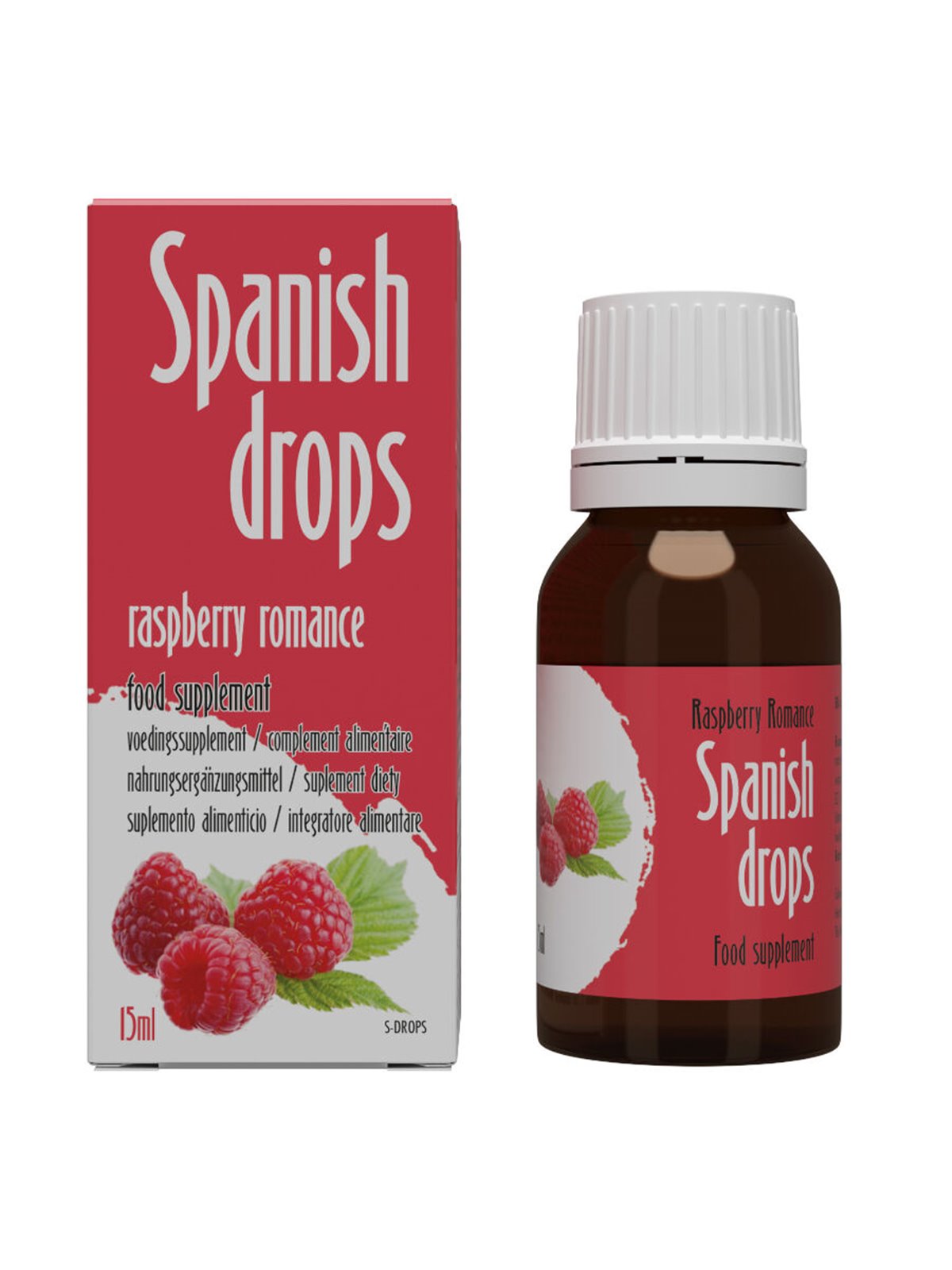 Cobeco - Spanish Drops Erotic Drops with Raspberry Flavour 15 ml