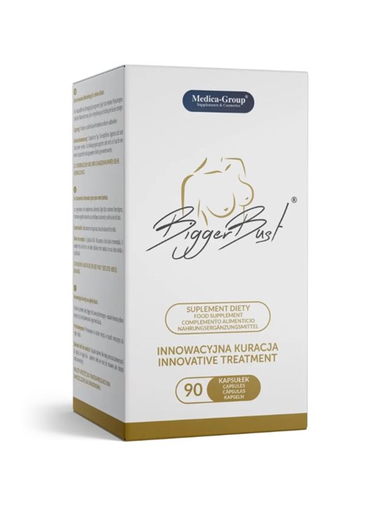 Medica Group BiggerBust - Integratore per Rassodare il Seno 90 Cp