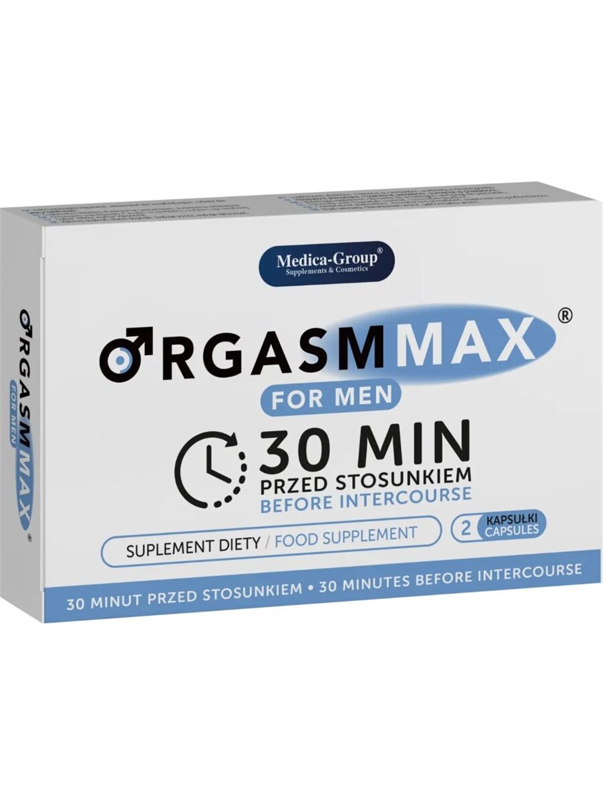 Medica Group Orgasm Max - Stimolante per le Parti Intime Maschili 2 Cp