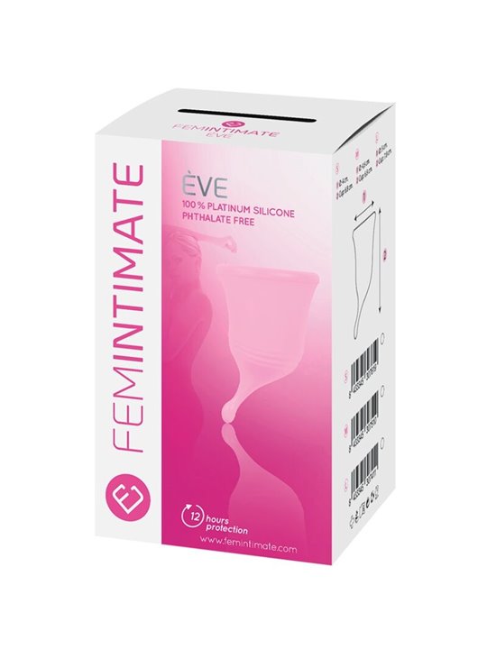 Femintimate Ève Cup New - Pink Silicone Menstrual Cup Size L
