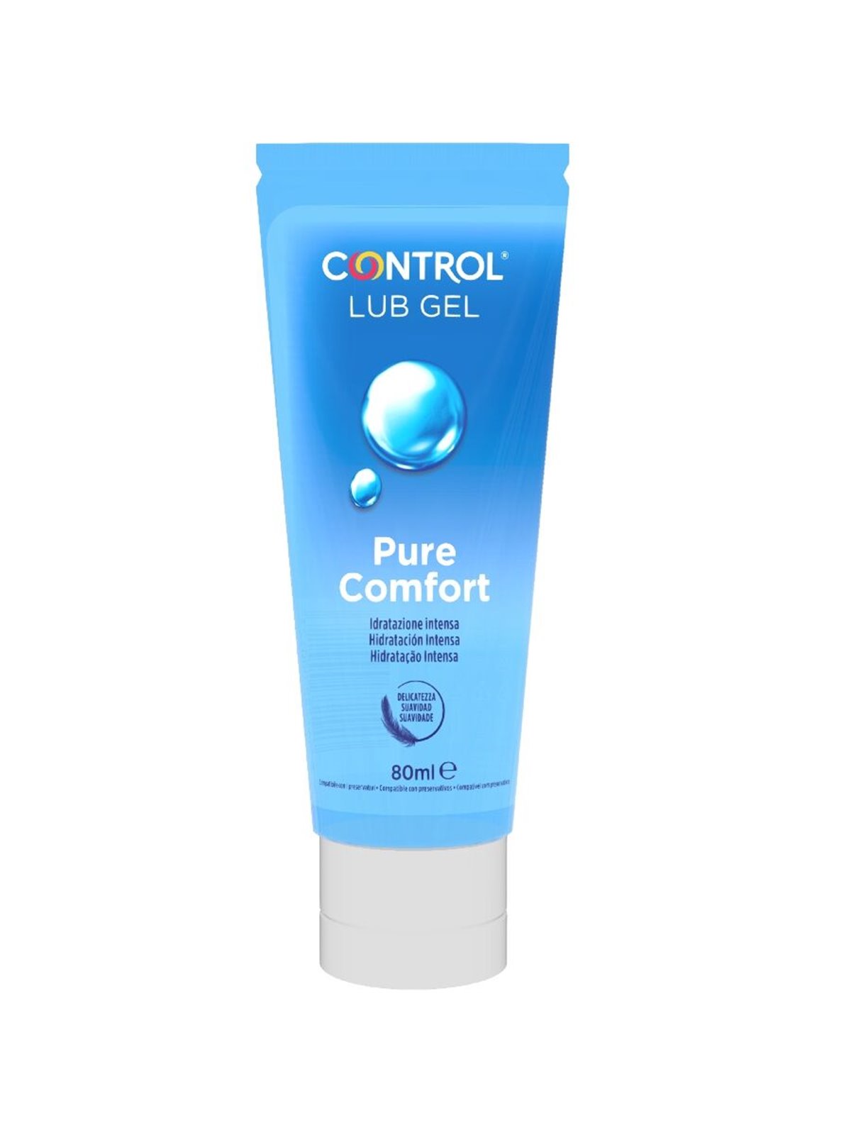 Control Pure Comfort - Water-Based Moisturising Intimate Lubricant 80 ML