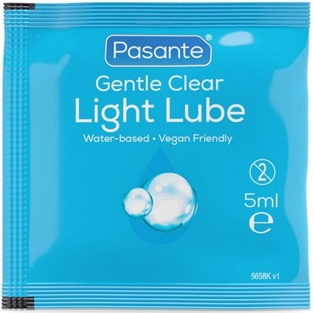 Pasante Gentle Clear Light - Lubrificante Vaginale Base Acqua 5 ML