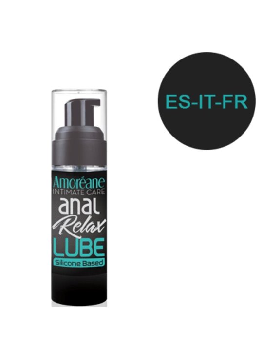 Amoreane Anal Relax - Silicone-Based Anal Lubricant 30 ML Es-It-Fr
