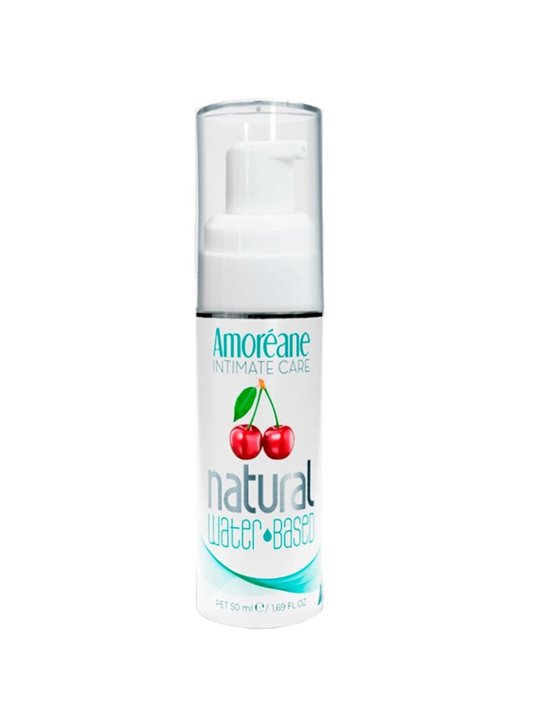 Amoreane Natural - Lubrificante Intimo Base Acqua Aroma Ciliegia 50 ML