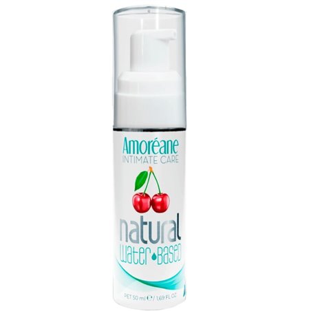 Amoreane Natural - Lubrificante Intimo Base Acqua Aroma Ciliegia 50 ML