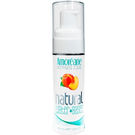 Amoreane Natural - Peach-Scented Water-Based Intimate Lubricant 50 ML