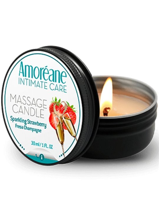 Amoreane Sparkling Strawberry - Candela da Massaggio 30 ML