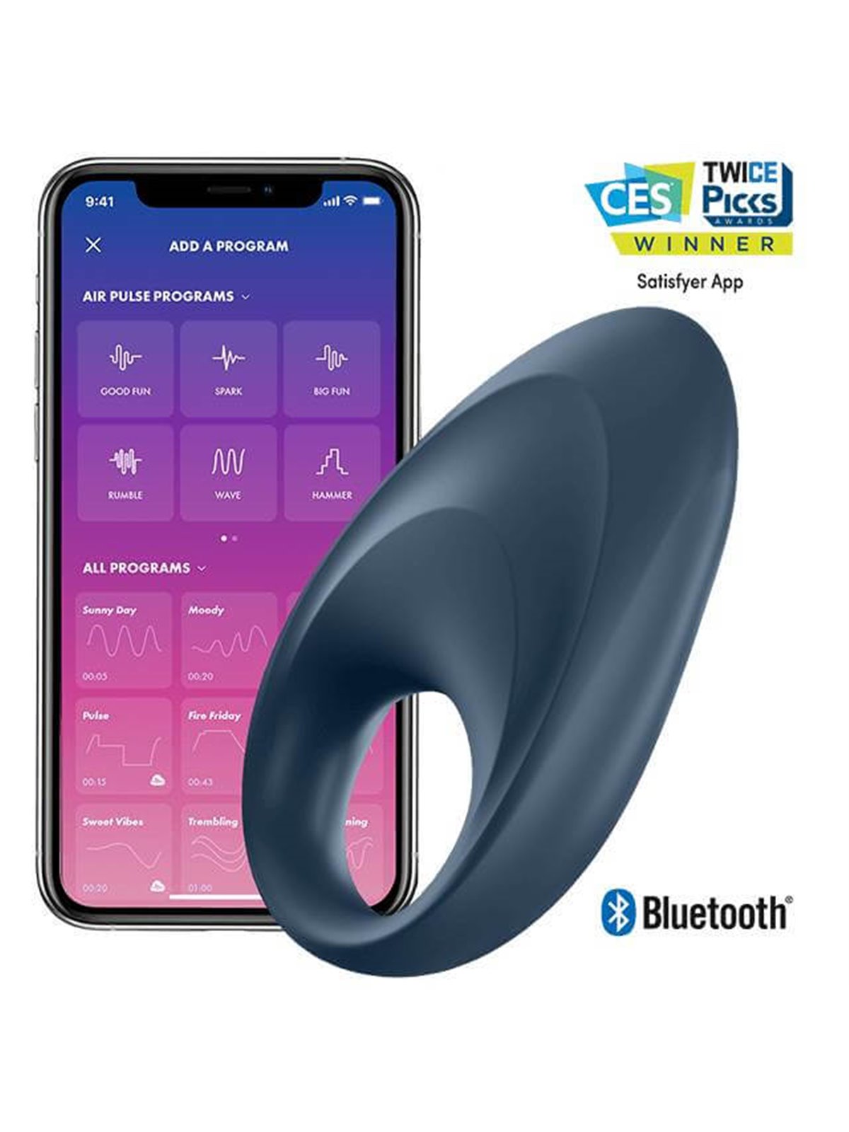 Satisfyer - Anello Fallico Vibrante Mighty One Ring