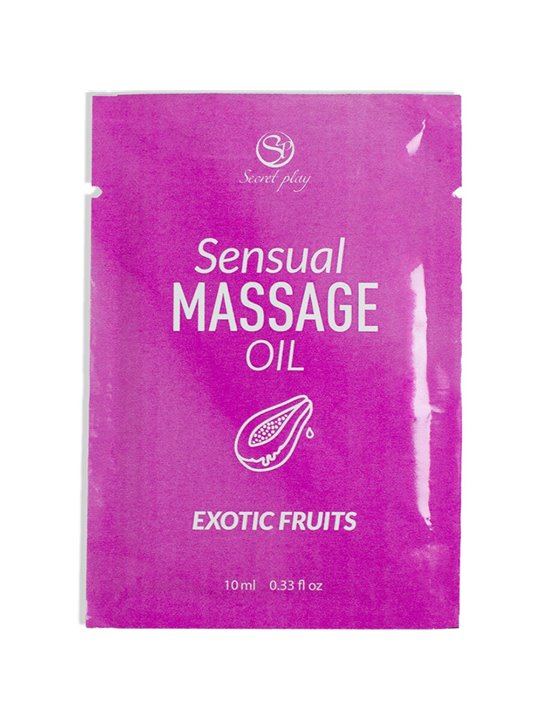 Secretplay Sensual - Olio da Massaggio Monodose ai Frutti Esotici 10 ML