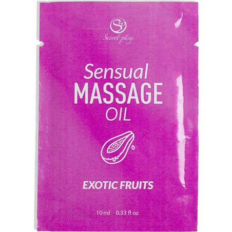 Secretplay Sensual - Olio da Massaggio Monodose ai Frutti Esotici 10 ML