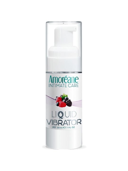 Amoreane - Vibratore Liquido con Aroma ai Frutti Rossi 30 ML