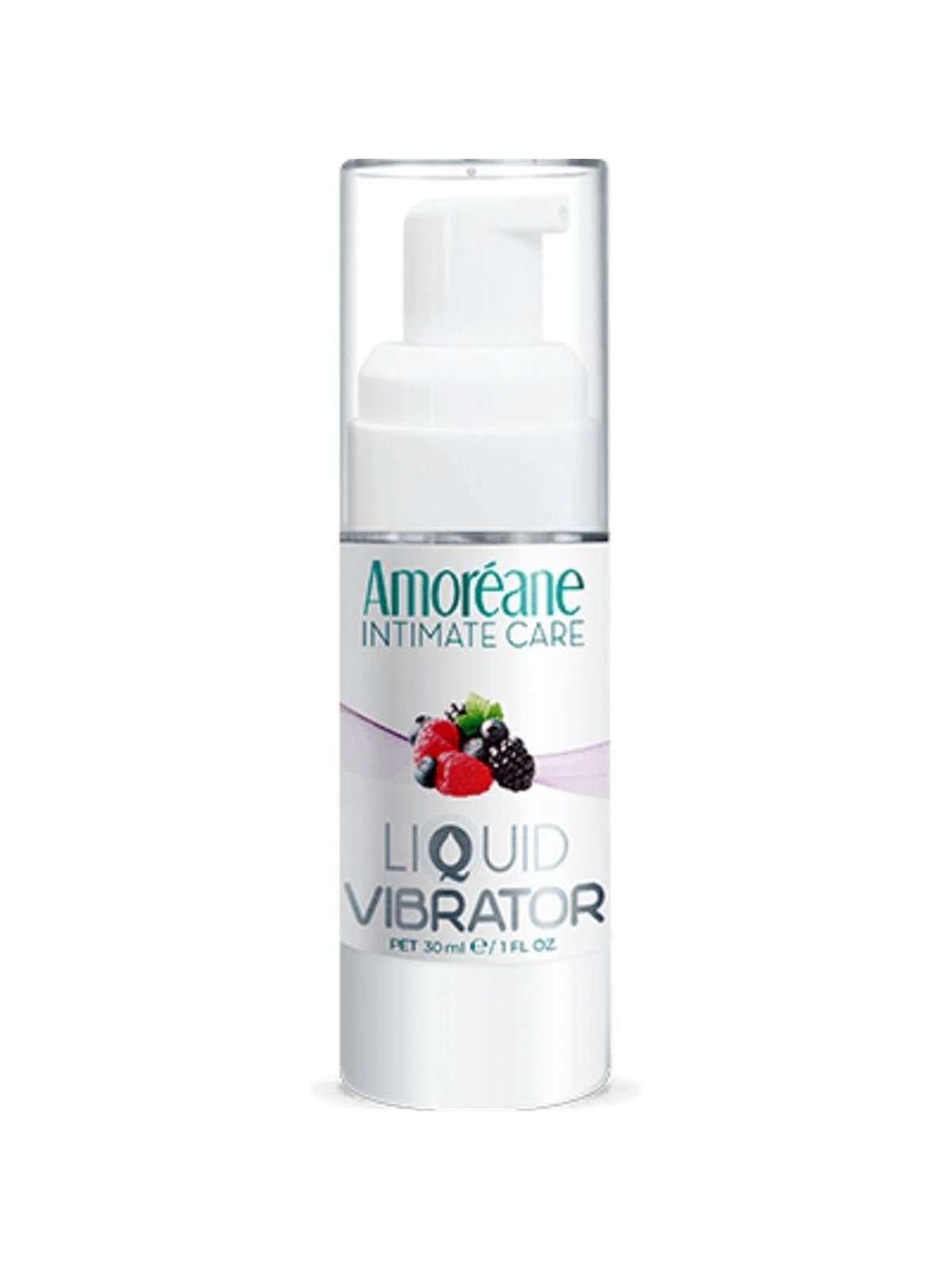 Amoreane - Vibratore Liquido con Aroma ai Frutti Rossi 30 ML