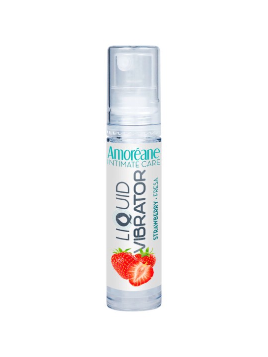 Amoreane - Vibratore Liquido con Aroma alla Fragola 10 ML
