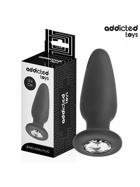 Addicted Toys - Anal Plug with Diamond Size L 12.6 cm
