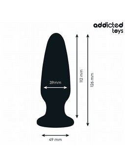 Addicted Toys - Anal Plug with Diamond Size L 12.6 cm