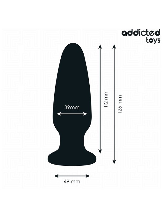 Addicted Toys - Anal Plug with Diamond Size L 12.6 cm