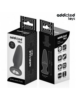 Addicted Toys - Anal Plug with Diamond Size L 12.6 cm