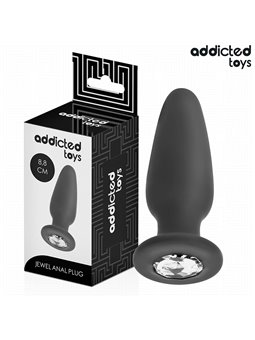 Addicted Toys - Anal Plug with Diamond Size S 8.8 cm