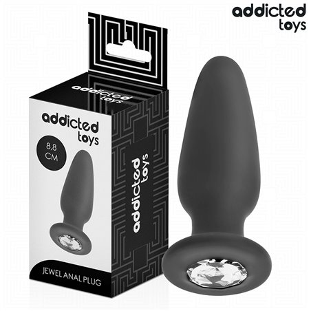 Addicted Toys - Plug Anale con Diamante Taglia S 8,8 Cm