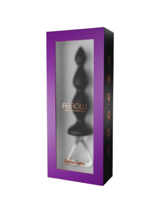 Adrien Lastic Arrow - Black Silicone Anal Stimulator 20.1 cm