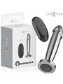 Intense - Plug Anale Dildo Vibrante in Metallo con Telecomando M
