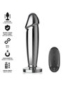 Intense - Metal Vibrating Anal Plug Dildo with Remote Control M