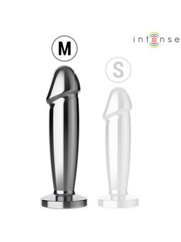 Intense - Metal Vibrating Anal Plug Dildo with Remote Control M
