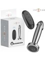 Intense - Plug Anale Dildo Vibrante in Metallo con Telecomando S