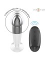 Intense - Plug Anale Dildo Vibrante in Metallo con Telecomando S