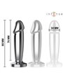 Intense - Plug Anale Dildo Vibrante in Metallo con Telecomando S