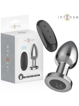 Intense - Metal Vibrating Anal Plug with Remote Control, Size L