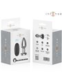 Intense - Metal Vibrating Anal Plug with Remote Control, Size L