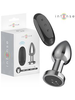 Intense - Plug Anale Vibrante in Metallo con Telecomando Taglia M