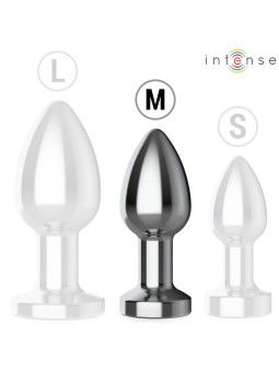 Intense - Plug Anale Vibrante in Metallo con Telecomando Taglia M