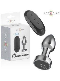 Intense - Vibrating Metal Anal Plug with Remote Control Size S