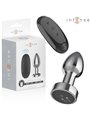 Intense - Vibrating Metal Anal Plug with Remote Control Size S