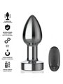Intense - Vibrating Metal Anal Plug with Remote Control Size S