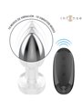 Intense - Vibrating Metal Anal Plug with Remote Control Size S