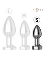 Intense - Vibrating Metal Anal Plug with Remote Control Size S