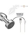 Intense - Vibrating Metal Anal Plug with Remote Control Size S